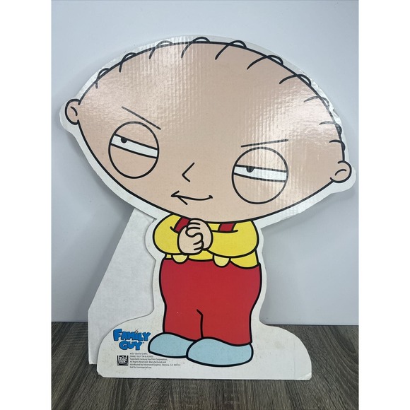 Family Guy Stewie Griffin 2005 Life-Size 24.5" Cardboard Standee Cutout Rare HTF - Picture 1 of 16